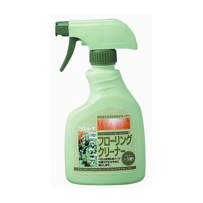 床面のガンコな汚れに、湿潤・浸透・軟化溶解で強力に作用するフローリング用の住居用洗剤です。ハーブの香り。使用方法フローリング床(樹脂塗装された木製の床)、ビニール製の床使用量の目安：1平方メートルに対し約6回噴射素材・成分界面活性剤(0.4%、ポリオキシアルキレンアルキルエーテル)、溶剤、アルカリ剤商品区分:日用雑貨品・他製造国:日本メーカー名:リンレイサイズ/容量:400ML単品JAN:4903339720310住居洗剤 フローリング・たたみ 床用洗剤【代引きについて】こちらの商品は、代引きでの出荷は受け付けておりません。【送料について】北海道、沖縄、離島は送料を頂きます。※メーカーの都合によりパッケージ、内容等が変更される場合がございます。当店はメーカーコード（JANコード）で管理をしている為それに伴う返品、返金等の対応は受け付けておりませんのでご了承の上お買い求めください。