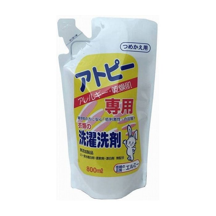 コーセー エルミー アトピー衣類洗剤 詰替え 800ml 日用品 日用消耗品 雑貨品(代引不可)