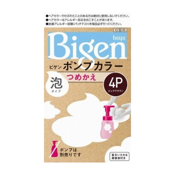 『ビゲン ポンプカラー』新登場！初めてでも使い方簡単、ポンプの泡タイプ！タレにくい密着泡で、ムラなくしっかり染まる。専用ポンプはくり返し使えるから経済的。髪をいたわる「アフターカラー美容液」付き！商品区分:医薬部外品製造国:日本メーカー名:...