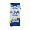 3個セット ライフ堂 LD-103 リファイン アルコール除菌 ウェットティッシュ 詰替 100枚(代引不可)