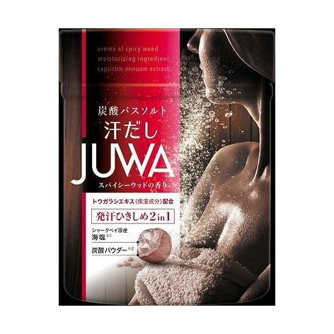 【単品17個セット】 汗だしJUWAスパイシーウッドの香り500G 白元アース株式会社(キング)(代引不可)【送料無料】