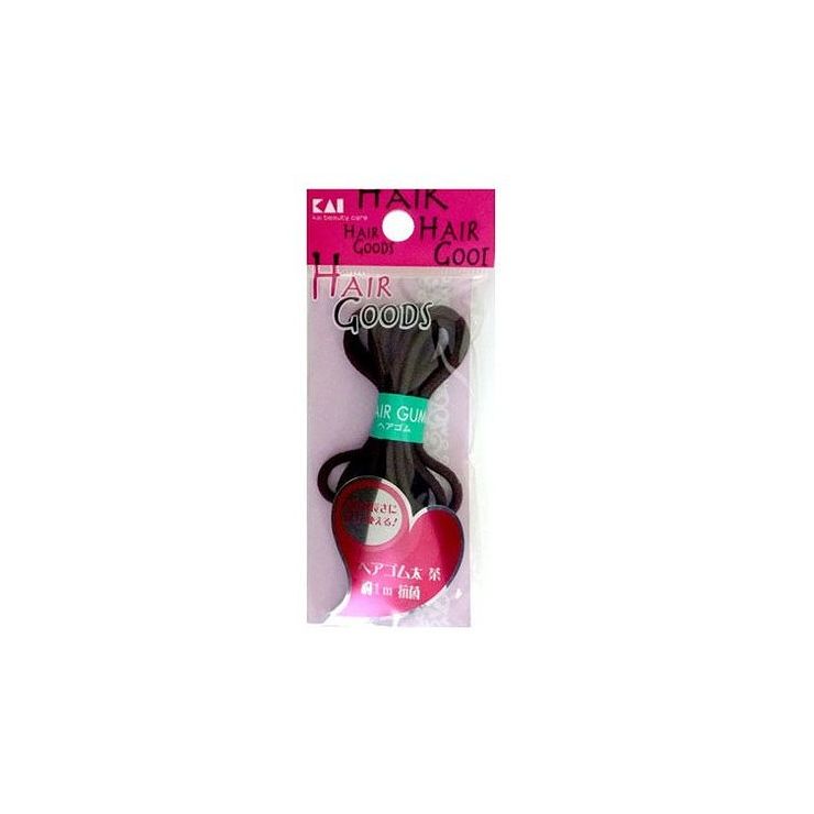 好きな長さに切って使えるヘアゴムです。太茶約1m、抗菌加工を施しています。商品区分：雑品メーカー名：貝印製造国または加工国：日本内容量：1本↓ご購入前に必ずお読みください。↓※メーカーの都合により予告なくパッケージ、内容等が変更となる場合がございます。※それにともなう返品、返金等は受け付けておりませんのでご了承のうえお買い求めください。【代引きについて】こちらの商品は、代引きでの出荷は受け付けておりません。【送料について】北海道、沖縄、離島は送料を頂きます。