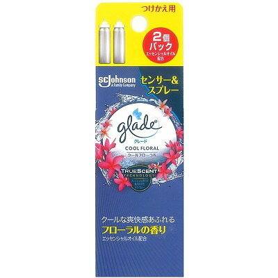 【14個セット】ジョンソン グレード 消臭センサー&スプレー クールフローラル つけかえ用2個パック(代引不可)【送料無料】