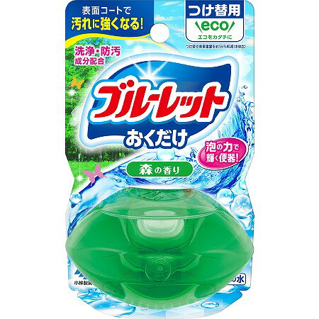 【商品説明】●洗浄・防汚成分を配合●流すたびに便器表面をコートし汚れの付着を抑える●泡立ちながら汚れを洗い流す●お得な詰替え用商品区分：全成分：メーカー名：小林製薬生産国：日本内容量：70ml【代引きについて】こちらの商品は、代引きでの出荷は受け付けておりません。【送料について】北海道、沖縄、離島は送料を頂きます。