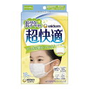 【単品6個セット】 ユニチャーム 超快適マスク低学年専用タイプ18枚×6個(代引不可)【送料無料】