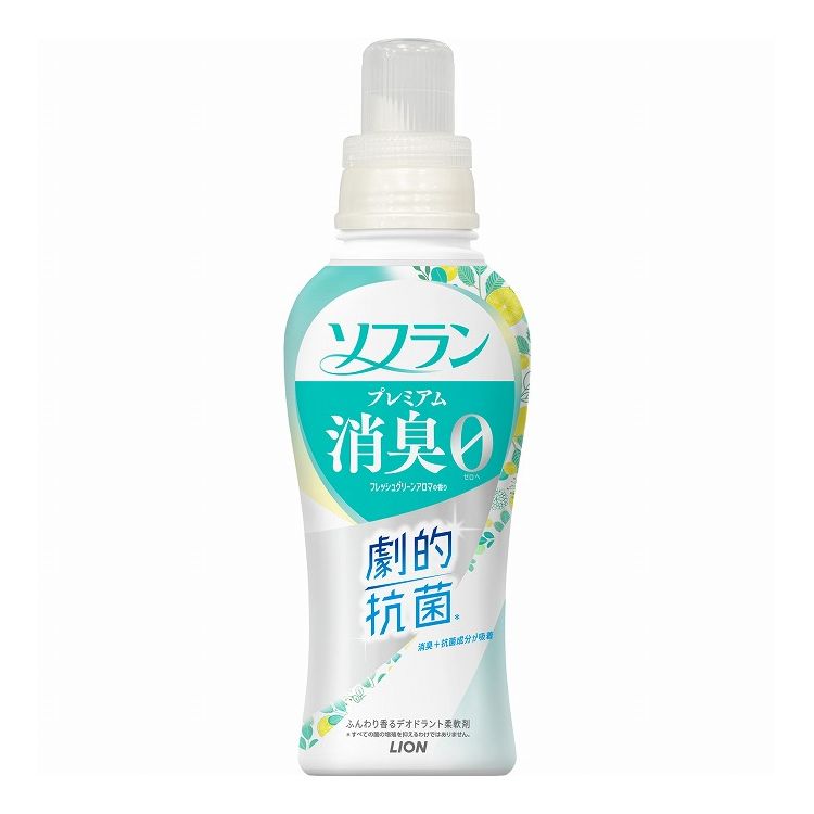 【単品24個セット】 ライオン ソフラン プレミアム消臭 フレッシュグリーンアロマの香り 本体 510ml(代..