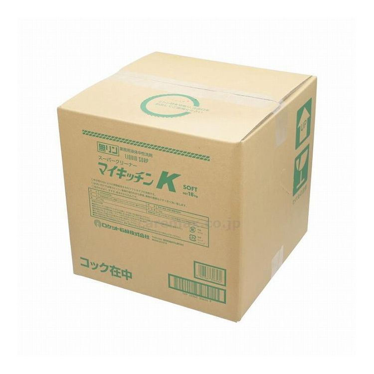 【単品12個セット】 ロケット石鹸 マイキッチンKテナー 18kg(代引不可)【送料無料】