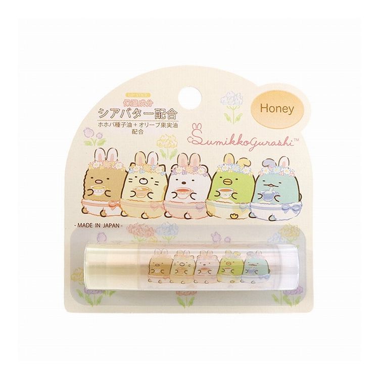 【単品17個セット】 サンタン すみっコぐらしはちみつ2 リップスティック(代引不可)【メール便配送】【送料無料】