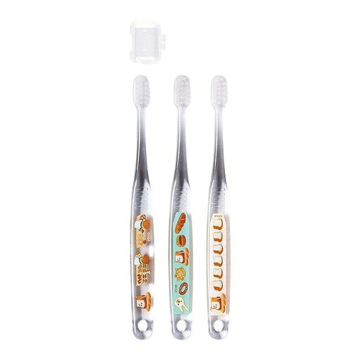 【単品6個セット】 クリア歯ブラシ3本セット パンどろぼう(代引不可)【送料無料】 【単品6個セット】 クリア歯ブラシ3本セット パンどろぼう(代引不可)【送料無料】