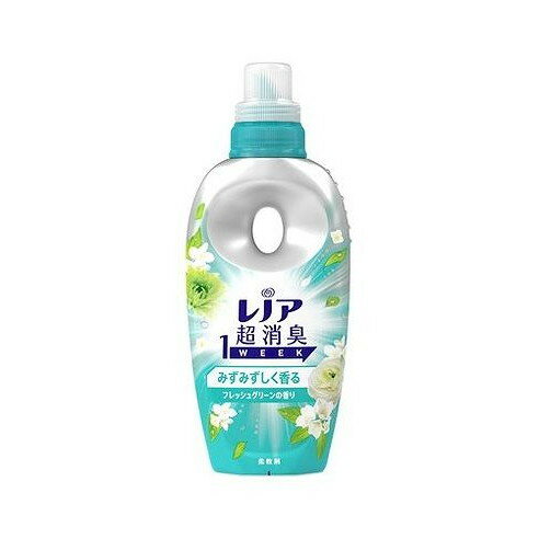【単品5個セット】 レノア超消臭1weekみずみずしく香るフレッシュグリーンの香り本体 P&Gジャパン(代引不可)【送料無料】