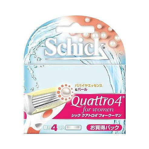【商品詳細】なめらかボディ長続き。スムーザーにパパイヤエッセンス＆パールを配合。メーカー名:シック・ジャパン生産国:ドイツ内容量:4個【代引きについて】こちらの商品は、代引きでの出荷は受け付けておりません。【送料について】北海道、沖縄、離島は送料を頂きます。