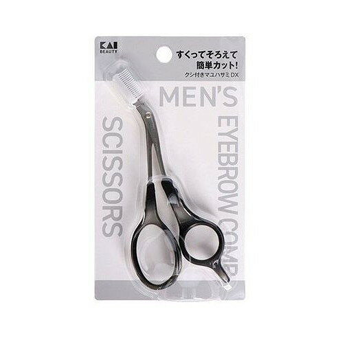 【単品17個セット】 KQ1836 クシ付きマユハサミDX 貝印(代引不可)【送料無料】