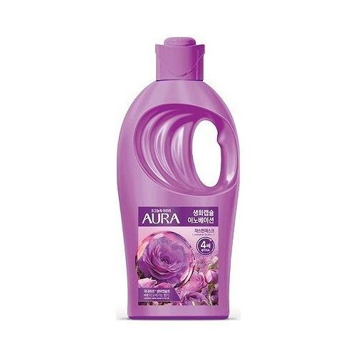 トイレタリージャパン 香りサフロン 柔軟剤 AURA生花カプセル ジャスミンムスク 本...