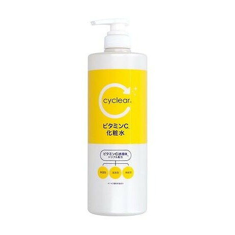 【単品3個セット】 cyclear ビタミンC 化粧水 大容量 1000ml 熊野油脂(代引不可)【ポイント10倍】【送料無料】 rcmd-36742787 リコメン堂 パッケージ画像