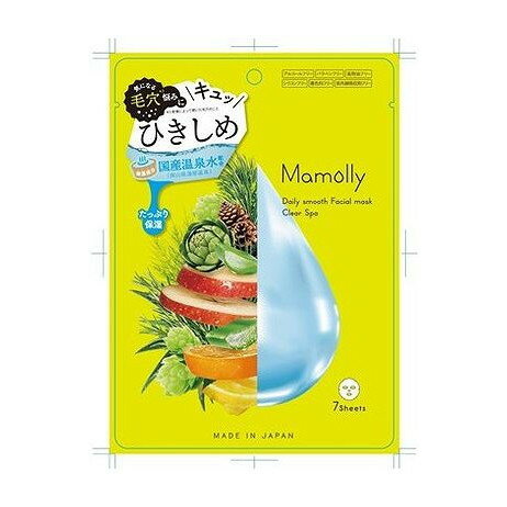 【単品7個セット】 Mamollyデイリーモイストフェイシャルマスクラディアントスパ コスメステーシヨン(代引不可)【ポイント10倍】【送料無料】