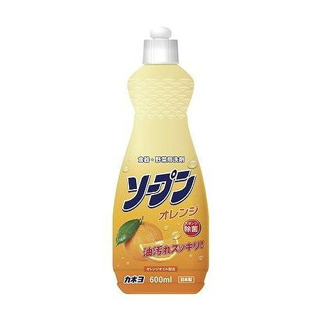 【単品6個セット】 ソープンオレンジ 本体 600ml カネヨ石鹸(代引不可)【ポイント10倍】