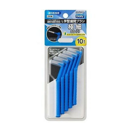 【単品16個セット】 B-D4672 デイリーキャップ付L字歯間ブラシ10本入・SS エビス(代引不可)【ポイント10倍】【送料無料】 【単品16個セット】 B-D4672 デイリーキャップ付L字歯間ブラシ10本入・SS エビス(代引不可)【ポイント10倍】【送料無料】