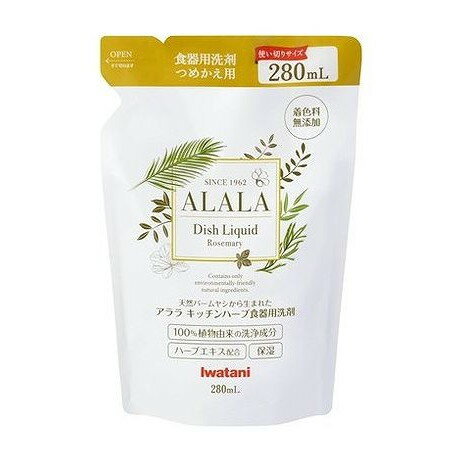 【商品詳細】天然パームヤシ油由来の洗浄成分で環境にも肌にも配慮した製品です。手肌にうるおいを与える9種のハーブエキスを配合しております。成分:界面活性剤［20%アルキルエーテル硫酸エステルナトリウム、アルキルベタイン］、安定化剤メーカー名:岩谷産業生産国・加工国:日本内容量:280mL【代引きについて】こちらの商品は、代引きでの出荷は受け付けておりません。【送料について】北海道、沖縄、離島は送料を頂きます。
