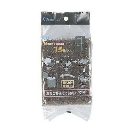 【単品9個セット】 毎日とりかえスポンジ 15枚パック K.K物産(代引不可)【ポイント10倍】