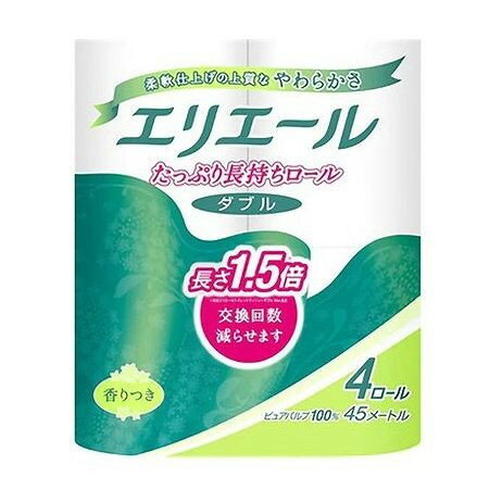 【単品4個セット】 エリエールトイレットティシューコンパクト4R(ダブル) 大王製紙(代引不可)【ポイント10倍】【送料無料】