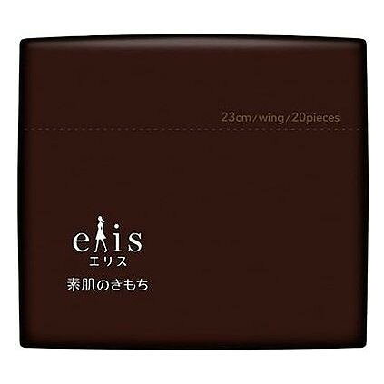 【商品詳細】●シンプルなデザインのブラウンパッケージ：商品特長などの情報は最小限に。パッケージには、エリスブランドのステートメントの英訳を載せています。●中身が透けにくいブラウンの個包装：自宅での保管や持ち歩くときも、人目が気になりにくいデザイン仕様。●取り出しやすい開け口：開封後もトイレにそのまま置くことが出来る取り出しやすいパッケージ。●通常品の素肌のきもちシリーズの使い心地はそのまま。成分:ポリエステル・ポリエチレンメーカー名:大王製紙生産国・加工国:日本内容量:20枚【代引きについて】こちらの商品は、代引きでの出荷は受け付けておりません。【送料について】北海道、沖縄、離島は送料を頂きます。