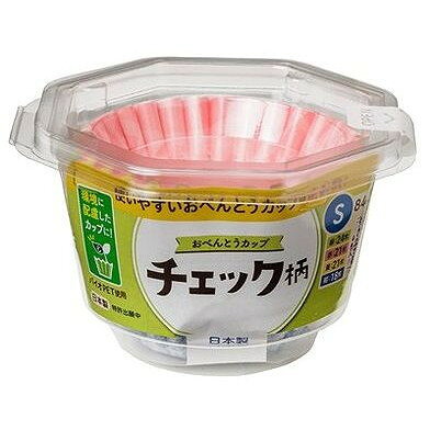 【商品詳細】おべんとカップ人気のチェック柄に定番の赤・黄・緑に＋紺色を追加しています。製品本体にはFSC認証紙を使用、バイオPET樹脂を使用。外装容器にバイオマス10％含有PETを使用。メーカー名:東洋アルミエコープロダクツ生産国・加工国:日本内容量:84枚【代引きについて】こちらの商品は、代引きでの出荷は受け付けておりません。【送料について】北海道、沖縄、離島は送料を頂きます。
