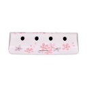 【単品10個セット】 寝かせる線香皿(大)サクラ花柄 日本香堂(代引不可)【ポイント10倍】【送料無料】