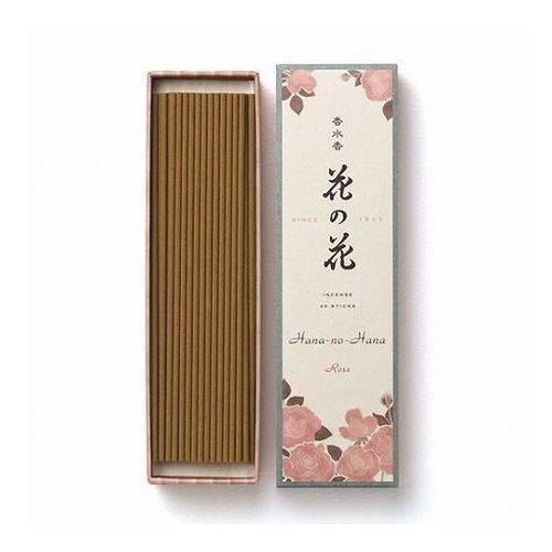 【3個セット】 日本香堂 香水香 花の花 ばら 長寸40本入(代引不可)【送料無料】