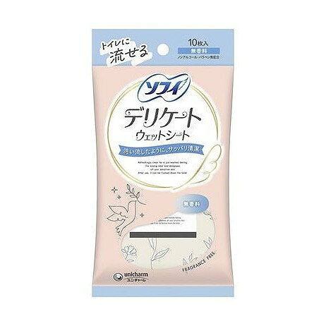 【単品6個セット】 ソフイデリケ-トウェット無香料 ユニ・チャーム(代引不可)【ポイント10倍】