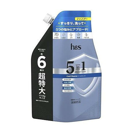 【商品詳細】医薬部外品の有効成分配合。毎日使って地肌の5大悩みにアプローチ！成分:有効成分：ジンクピリチオン液／その他の成分：精製水、ベンジルアルコール、塩化O-[2-ヒドロキシ-3-(トリメチルアンモニオ)プロピル]グァーガム、安息香酸ナトリウム、塩化ナトリウム、ポリオキシエチレンラウリルエーテル硫酸ナトリウム、水酸化ナトリウム、無水クエン酸、メチルクロロイソチアゾリノン・メチルイソチアゾリノン液、ラウリル硫酸ナトリウム、香料、ヤシ油脂肪酸モノエタノールアミド、セタノール、クエン酸ナトリウム、キシレンスルホン酸アンモニウム液、高重合メチルポリシロキサン(1)、ジステアリン酸エチレングリコール、塩酸商品区分:医薬部外品メーカー名:P＆Gジャパン生産国・加工国:タイ内容量:1750G【代引きについて】こちらの商品は、代引きでの出荷は受け付けておりません。【送料について】北海道、沖縄、離島は送料を頂きます。