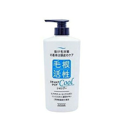 【単品10個セット】 スキャルプクリア クールシャンプー ジュン・コスメティック(代引不可)【ポイント10倍】【送料無料】
