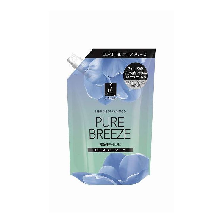 【単品15個セット】 エラスティンパヒュームシャンプーピュアブリーズ詰め替え350ML トイレタリージャ..
