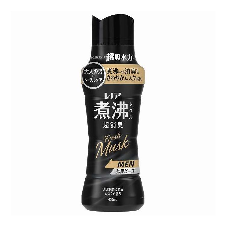 【単品15個セット】 レノア煮沸レベル消臭ビーズMEN清潔感あふれるムスクの香り本体 P&Gジャパン(代引不可)【ポイント10倍】【送料無料】