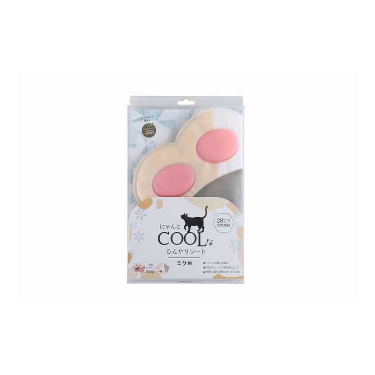 【単品16個セット】 にゃんとクールなひんやりシート ミケ柄 原田産業(代引不可)【ポイント10倍】【送料無料】