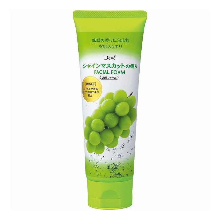 【単品3個セット】 熊野油脂 ディブ シャインマスカットの香り 洗顔フォーム(代引...