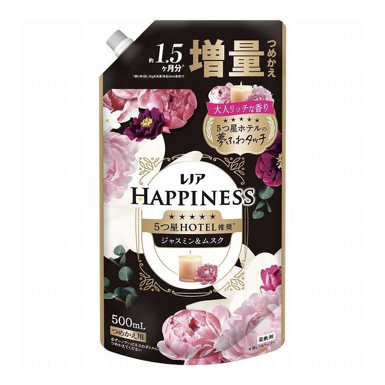 【単品6個セット】 P&Gジャパン レノアハピネス夢ふわタッチジャスミン&ムスクの香り詰替増量サイズ 50..