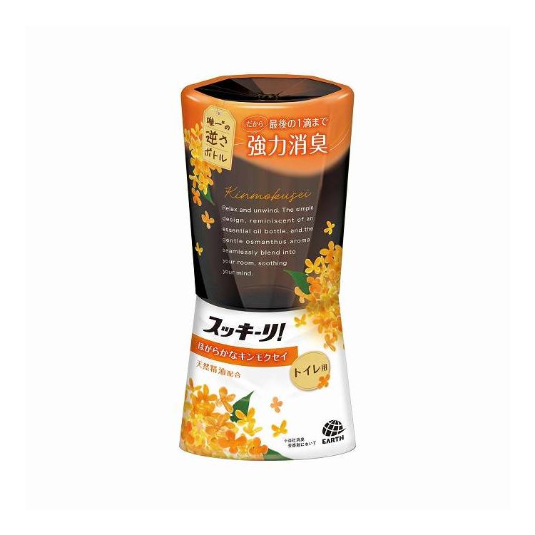 【単品6個セット】 アース製薬 スッキーリ! トイレ用 ほがらかなキンモクイセイ 400ml(代引不可)【ポイント10倍】【送料無料】