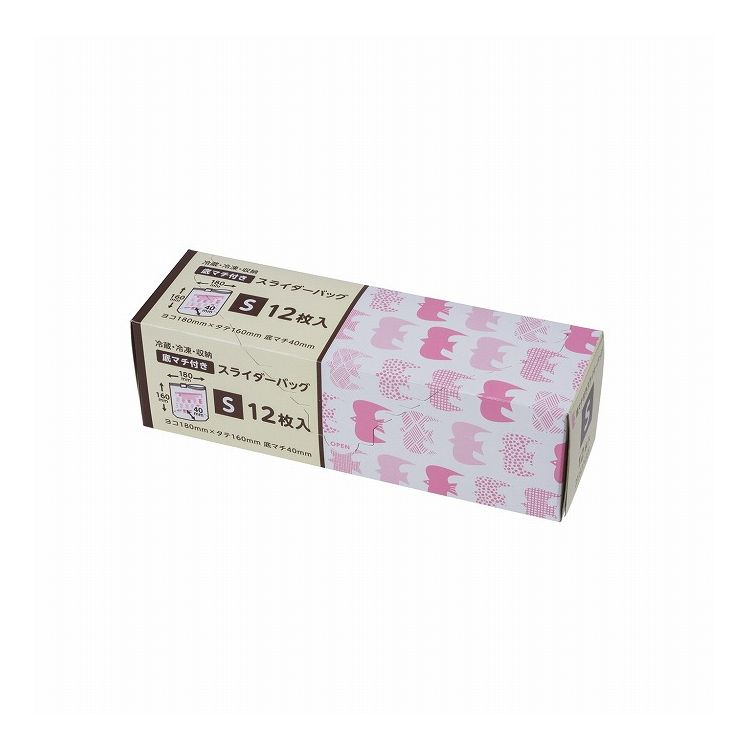 【商品説明】収納しやすい底マチタイプ。食品の冷凍・冷蔵から小物の整理に。【商品詳細】商品区分：日用雑貨品内容量：12枚製造国：中華人民共和国本体重量(g)：60成分LDPEメーカー名：（株）ジャパックス使用方法注意事項※予告なくパッケージリニューアルをされる場合がございますがご了承ください。※パッケージ変更に伴うご返品はお受け致しかねます。※メーカーの都合により予告なくパッケージ、仕様等が変更となる場合がございます。※当店はJANコードにて管理を行っている為、それに伴う返品、交換等はお受けしておりませんので事前にご了承の上お買い求めください。【特長】台所消耗品、その他台所用品、その他台所用品【代引きについて】こちらの商品は、代引きでの出荷は受け付けておりません。【送料について】北海道、沖縄、離島は送料を頂きます。
