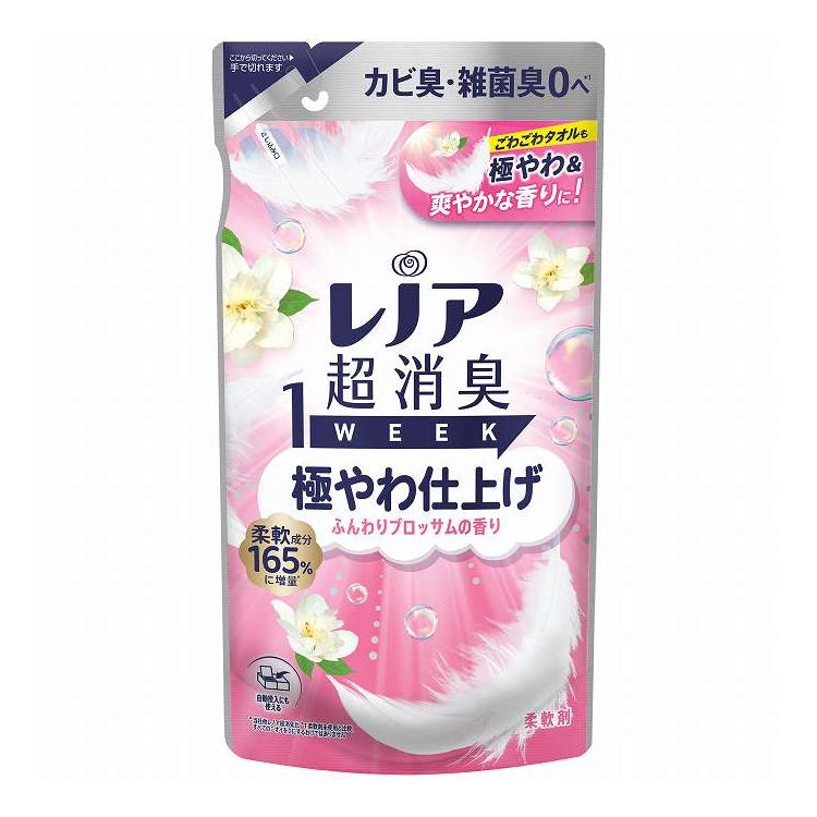 【単品14個セット】 P&Gジャパン レノア超消臭1WEEK極やわ仕上げふんわりブロッサムの香りつめかえ用 3..