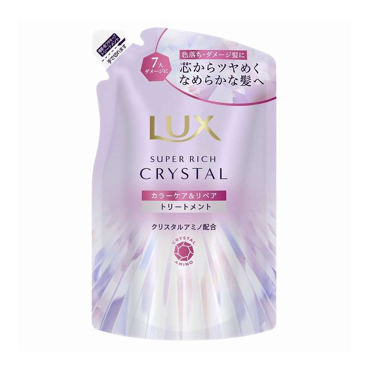 【単品19個セット】 ユニリーバ・ジャパン ラックス スーパーリッチクリスタル カラーケア&リペア トリートメント つめかえ用 300G(代引不可)【ポイント10倍】【送料無料】
