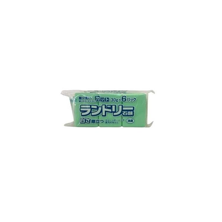【単品20個セット】 ロケット石鹸 洗たく石鹸6P(代引不可)【ポイント10倍】【送料無料】