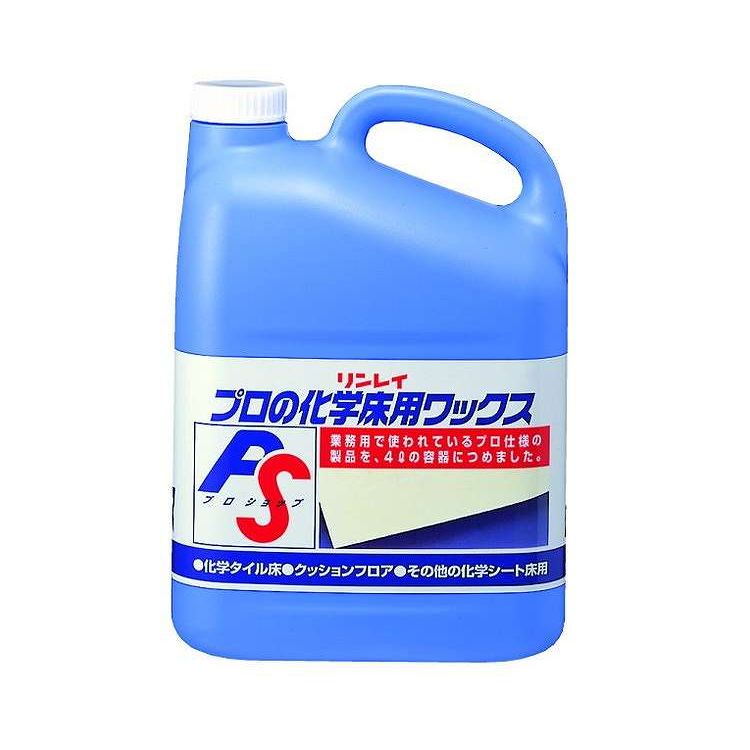 【単品3個セット】 リンレイ プロの化学 床用ワックス 4L 日用品 日用消耗品 雑貨品(代引不可)【ポイント10倍】【送料無料】