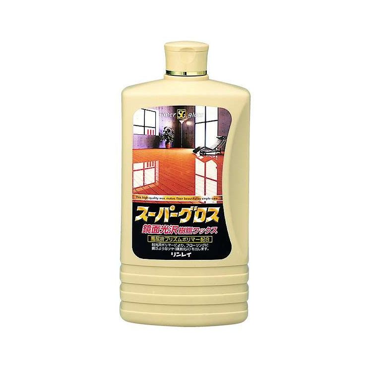 【単品9個セット】 リンレイ スーパーグロス 1L 日用品 日用消耗品 雑貨品(代引不...