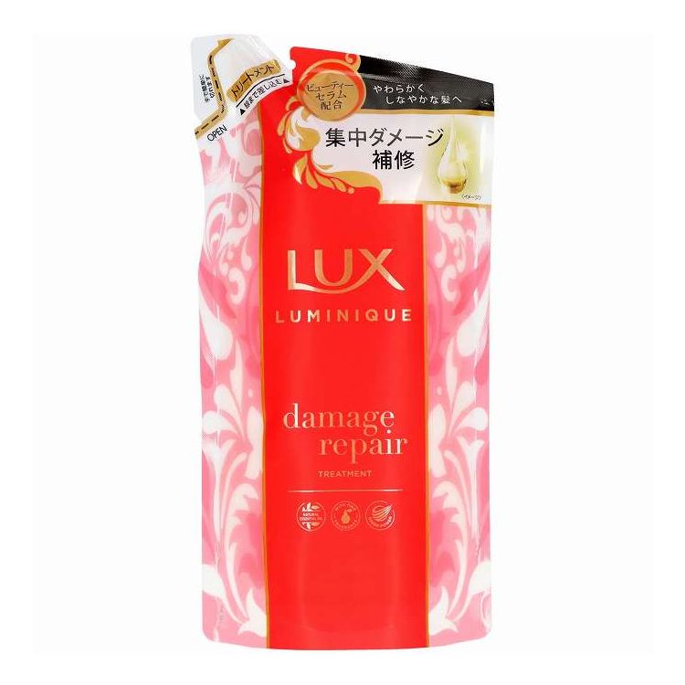 【単品12個セット】 ユニリーバ ジャパン ラックス ルミニーク ダメージリペア トリートメント 詰替え用 化粧品 350g(代引不可)【ポイント10倍】【送料無料】