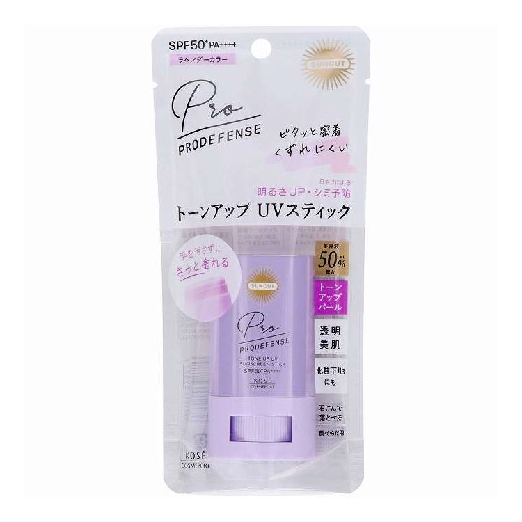 【単品18個セット】 サンカットR プロディフェンス トーンアップUV スティック 20g(代引不可)【ポイント10倍】【送料無料】