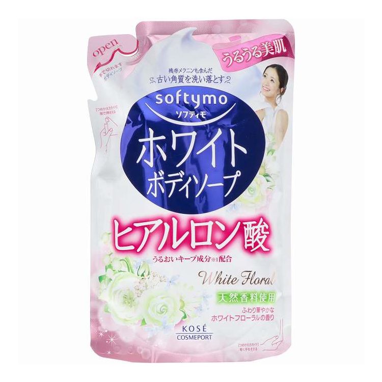 Soaps, Body Soaps - 【単品20個セット】 コーセーコスメポート ソフティモ ホワイトボディソープヒアルロン酸替え 420ml(代引不可)【ポイント10倍】【送料無料】