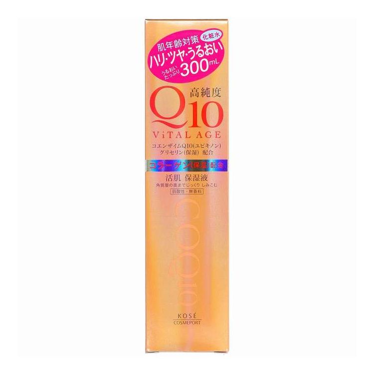 【単品12個セット】 コーセーコスメポート バイタルエイジQ10ローション 300ml(代引不可)【ポイント10倍】【送料無料】