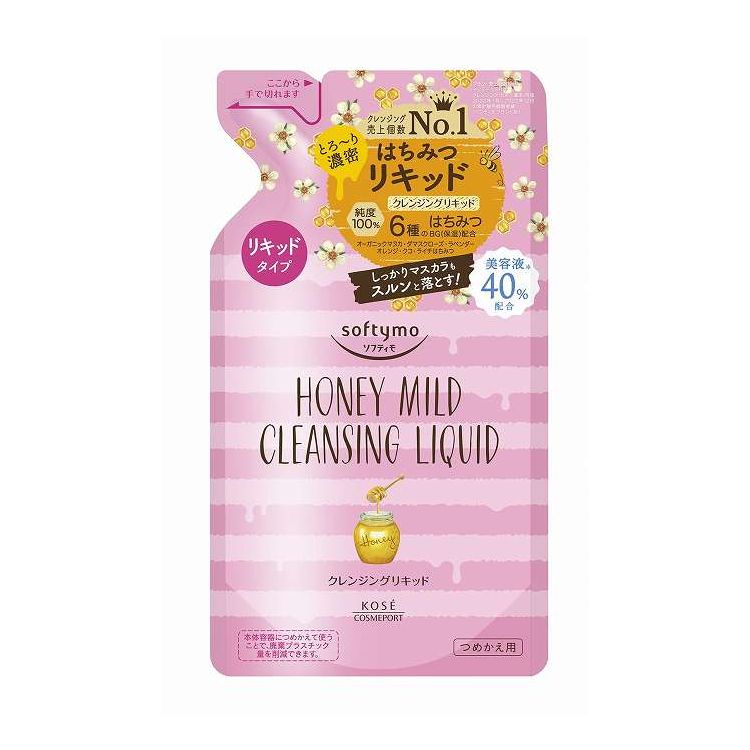【単品15個セット】 コーセーコスメポート ソフティモ クレンジングリキッド ハニ...