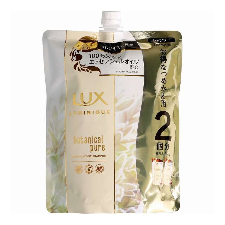 【単品15個セット】 ユニリーバ ジャパン ラックス ルミニーク ボタニカルピュア シャンプー つめかえ用 700g(代引不可)【ポイント10倍】【送料無料】