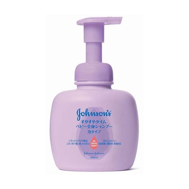 【単品18個セット】 ジョンソン&ジョンソン ジョンソン すやすやタイム ベビー全身シャンプー 泡タイプ 本体 400ml(代引不可)【ポイント10倍】【送料無料】